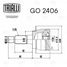 Trialli GO 2406 Шрус для а/м Suzuki SX4 (06-) 1.6 4WD (наруж. перед.) () | перед прав/лев | - 3