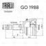 Trialli GO 1988 Шрус для а/м Toyota LC Prado 150 (09-) (наруж.) () | перед | - 3