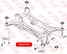 VTR MZ0415R Сайлентблок подрамника - 2