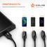 AIRLINE ACH-C-38 Снят с производства Кабель 3в1 (usb - Lightning, Type-C, Micro usb), 0.15м нейлоновый - 2