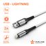 AIRLINE ACH-C-43 Кабель USB - Lightning (Iphone/IPad) 1м, белый Soft-Touch - 1
