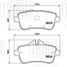 Trialli PF 4068 Колодки торм. для а/м Mercedes ML (w166) (11-)/gls (x166) (15-) диск. зад. | зад прав/лев | - 1