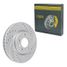 GANZ GIJ06234 Диск тормозной передний перфорированный с покрытием opel Astra J/Zafira c/chevrolet Orlando /D=300mm - 1