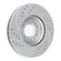 GANZ GIJ06234 Диск тормозной передний перфорированный с покрытием opel Astra J/Zafira c/chevrolet Orlando /D=300mm - 2
