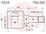 Asva FDIL-002 Шрус внутренний левый 26x40x26 | перед лев | - 2
