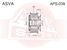 Asva APS-039 Муфта обгонная шкива генератора - 2