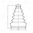 Trialli FG 0506 Пыльник ШРУСа для а/м Opel Corsa d (06-) 1.2i (наруж.компл: хомуты/смазка/крепеж) (cr) - 1