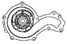Luzar LWP 1817 Насос водяной для а/м Audi A4 (94-)/vw Passat B5 (96-) 1.6i/1.8i/1.8T (без корпуса) - 4