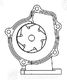 Luzar LWP 1403 Насос водяной для а/м Nissan Almera N15 (95-)/Primera (90-) 1.4i/1.6i - 4