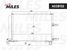 Miles ACCB132 Конденсер ford ranger / mazda bt50 2.5d 06- - 3