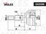 Miles GA20388 Шрус renault clio 1.4-1.5d 04- нар. - 3