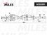 Miles GC02091 Привод в сборе peugeot 206 1.4-1.6 98- прав. (abs)> (gsp 245035 / gc02089) - 3