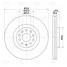 Trialli DF 180130 Диск торм. для а/м Skoda Octavia A7 (13-)/vw Golf VII (12-) перед. d=340 | перед | - 3