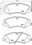 Trialli PF 4254 Колодки тормозные дисковые | перед | - 2