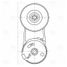Trialli CM 0506 Ролик привод. ремня для а/м Chevrolet Captiva (11-)/Opel Antara (06-)/Insignia (08-) 2.0T/2.4i (с натяж. мех.) - 1