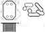 Luzar LOC 2005 Радиатор масляный для а/м Ford Transit (06-)/(13-)/Peugeot Boxer (06-) 2.2td (124.8*120.8*57.3мм) - 3