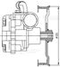 Luzar LPS 2502 Насос ГУР для а/м Mazda 3 (bk) (03-) 1.6i - 4