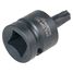 AIRLINE ATAS054 Головка ударная торцевая 1/2 DR внешний torx T45 45мм - 3