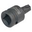 AIRLINE ATAS056 Головка ударная торцевая 1/2 DR внешний torx T55 45мм - 3