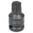 AIRLINE ATAS057 Головка ударная торцевая 1/2 DR внешний torx T60 45мм - 2