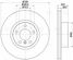 Trialli DF 263917 Диск тормозной для а/м BMW X3 (f25) (10-)/x4 (f26) (11-) перед. d=328 | перед | - 3