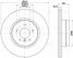Trialli DF 261504 Диск тормозной для а/м BMW X5 (e70) (07-)/(f15) (13-)/x6 (e71) (08-)/(f16) (14-) зад. d=345 | зад | - 3