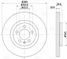 Trialli DF 180109 Диск тормозной для а/м Skoda Octavia (96-)/vw Golf IV (97-) перед. d=280 | перед | - 3