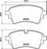 Trialli PF 4475 Колодки тормозные для а/м Audi A4 (b9) (17-)/a6 (18-) диск. зад. 129x59 | зад | - 3