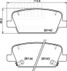 Trialli PF 0876 Колодки тормозные для а/м Hyundai Santa Fe (18-) диск. зад. EPB | зад | - 1