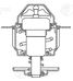 Luzar LT 1003 Термостат для а/м Ford Focus i (98-)/Mondeo i (93-)/Mondeo II (96-) (92°с) (термоэл.) - 4