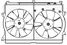 Luzar LFK 1904 Электровентилятор охлаждения для а/м Toyota Avensis (03-) 2.0i/2.4i (2 вент.) (с кожухом) - 3