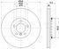 Trialli DF 190427 Диск тормозной для а/м BMW 3 (f30) (11-)/4 (f32) (13-)/1 (f20) (11-) перед. d=340 (окраш.) | перед | - 3
