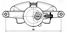 Trialli CF 182570 Суппорт тормозной для а/м Skoda Octavia A7 (12-)/vw Tiguan (16-) перед. прав. d=60мм | перед прав | - 4