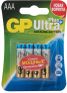 GP Batteries GP 24AUPA21-2CRSB4 Батарейки lr03/aaa щелочные 4 шт. блистер (Ultra Plus) - 1