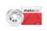 METACO 3060-469 Диск тормозной задний | зад | - 1