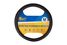 KRAFT KT 800348 Оплетка рулевого колеса эко-кожа перфорированная, черная, диаметр 37-39 см, размер м - 3