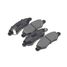 GANZ GIJ09542 Колодки передние opel Agila/SUZUKI Swift ii/subaru Justy III - 3