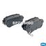 Krauf BPZ1060BD Колодки тормозные дисковые - 1