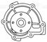 Luzar LWP 1105 Насос водяной для а/м Mitsubishi Pajero Sport (15-)/l200 (15-) 2.4d [4n15] - 2