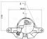 Trialli CF 190610 Суппорт торм. для а/м Toyota RAV 4 (06-)/Auris II (12-) перед. прав. d=63мм | перед прав | - 4