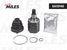 Miles GA10140 Шрус lexus rx330/350 03-08/ toyota harrier 05-08 внутр.лев. 4WD - 1
