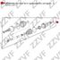 ZZVF ZVRC416 Шрус наружный opel antara (07-…), astra j (10-...) - 1