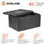 AIRLINE ADCB018 Термоконтейнер с крышкой 46 л, 600*400*320мм, впп, цвет черный - 3