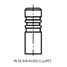 ZIKMAR Z17430R Клапан ДВС IN 32.0x6.0x102.1 Opel/Chevrolet/Daewoo/Saab 1.8-2.4 16V (x18xe,x20xev,z20ler,x22se,z24xe - 3