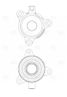 Trialli CT 1916 Муфта выкл. сцеп. для а/м Toyota Rav 4 (06-)/Rav 4 (12-) 2.0i 4WD (6mt) (гидравл.) - 1