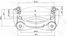 Trialli CF 012069 Скоба суппорта для а/м Toyota RAV 4 (06-)/Auris II (12-) перед. прав. | перед прав | - 3