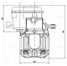 Trialli CF 052312 Суппорт торм. для а/м BMW 5 f10/f11/f07 (10-) зад. прав. d=44мм (а/м с epb) | зад прав | - 4