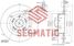 SEGMATIC SBD30093411 Диск торм. задн haval F7 / F7X / F6 - 1