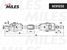 Miles GC01232 Приводной вал ford C-MAX(1.8i) 04-10, focus ii(1.6d 1.8i) 04-12, - левый - 3