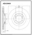 Allied Nippon ADC0346V Диск тормозной вентилируемый | перед | - 3